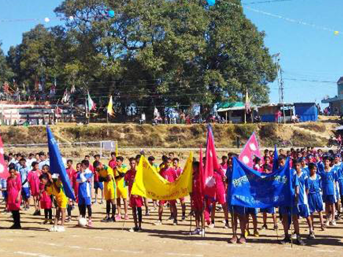 बैतडीको दशरथचन्दमा राष्ट्रपति रनिङ शिल्ड प्रतियोगिता शुरु